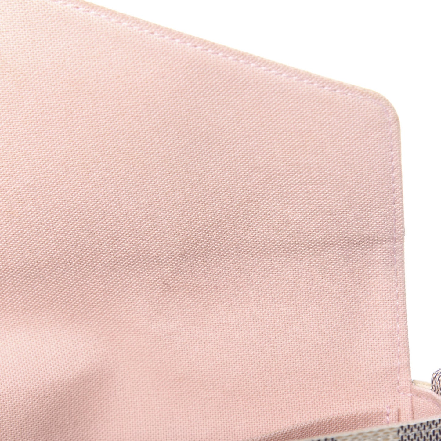 Damier Azur Pochette Felicie Chain Wallet Rose Ballerine