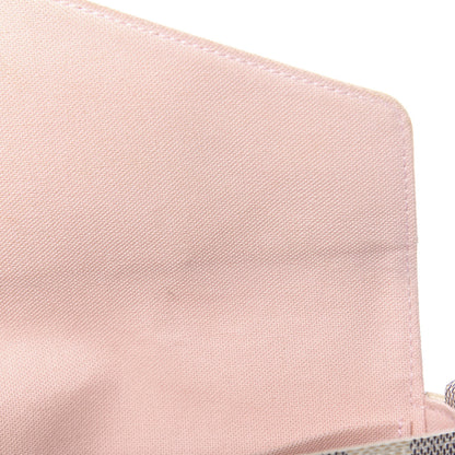 Louis Vuitton Damier Azur Pochette Felicie Chain Wallet Rose Ballerine 10 of 13