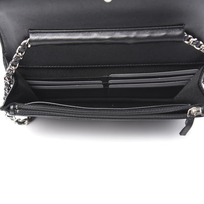 Chanel Caviar Timeless CC Wallet On Chain WOC Black 5 of 11