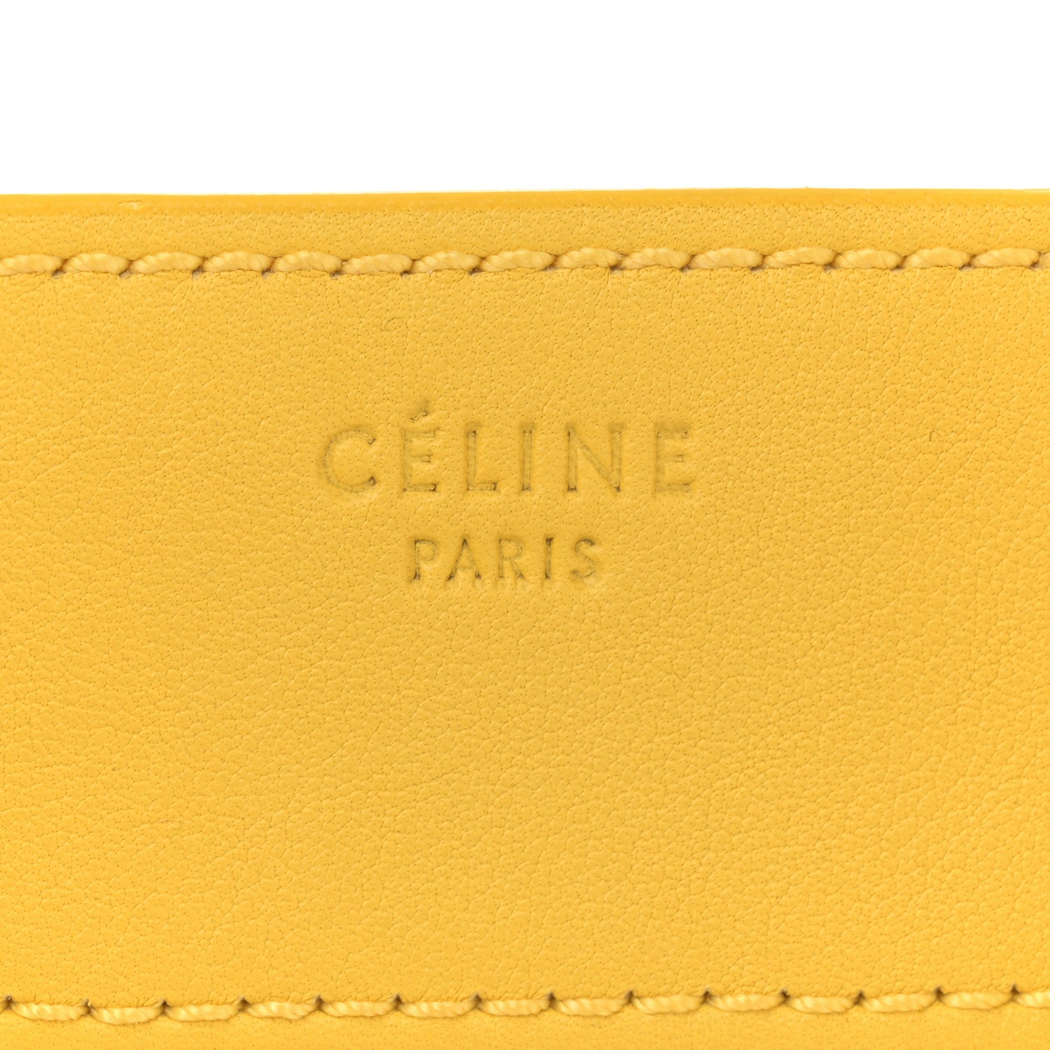 Celine Supple Calfskin Medium Phantom Luggage Sun Yellow 6 of 16