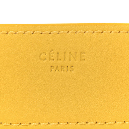 Celine Supple Calfskin Medium Phantom Luggage Sun Yellow 6 of 16