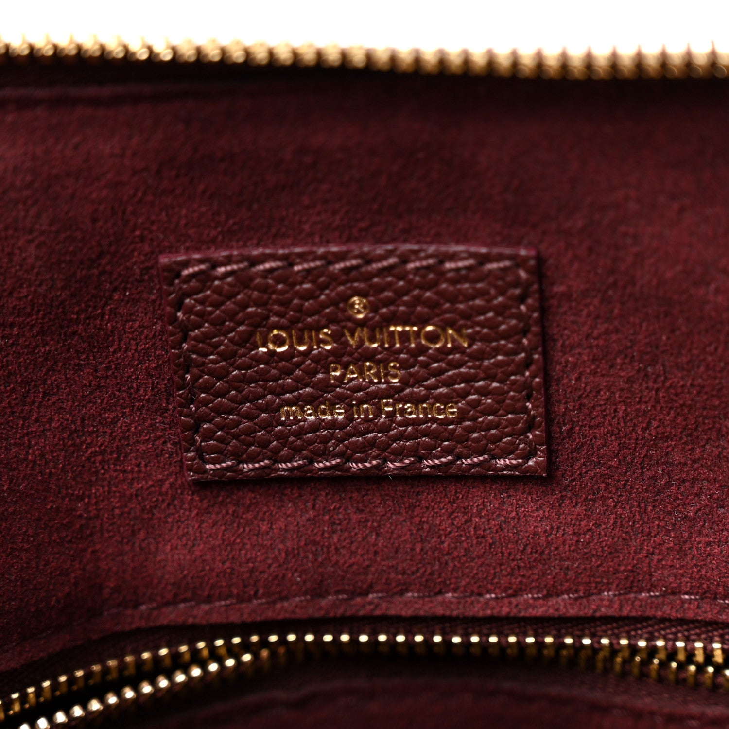 Louis Vuitton Empreinte Monogram Giant Speedy Bandouliere 25 Wine 6 of 9