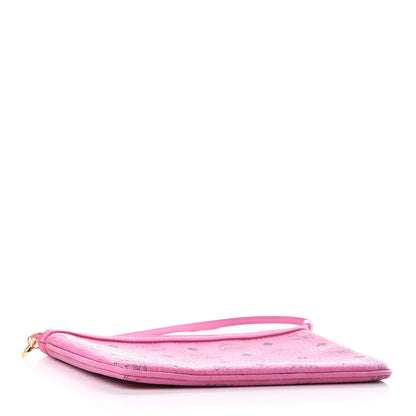 MCM Visetos Anya Shopper Tote Pouch Pink 4 of 7