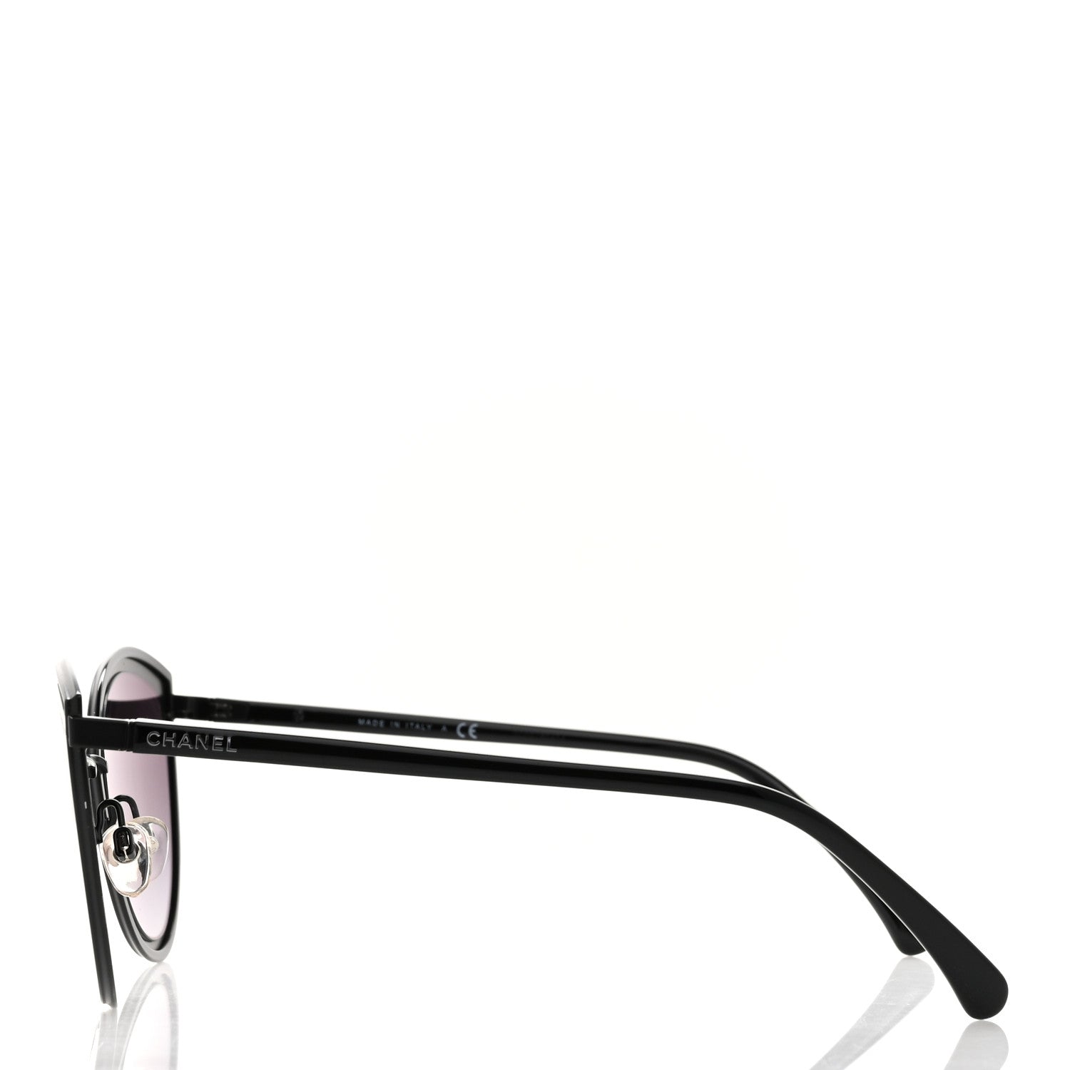 Chanel Cat Eye Sunglasses 4222 Black 3 of 8