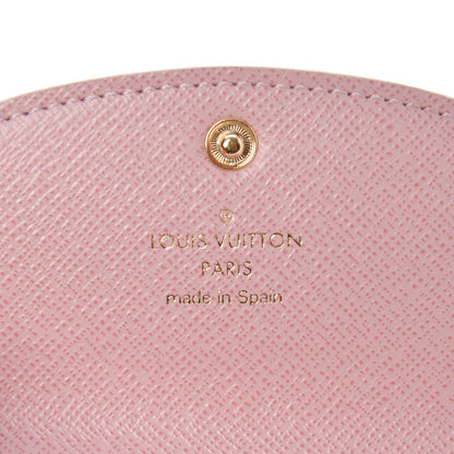Louis Vuitton Damier Azur Rosalie Coin Purse Rose Ballerine 5 of 7