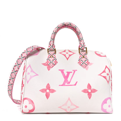 Louis Vuitton Monogram Giant Crafty Speedy Bandouliere 25 Rose 1 of 9