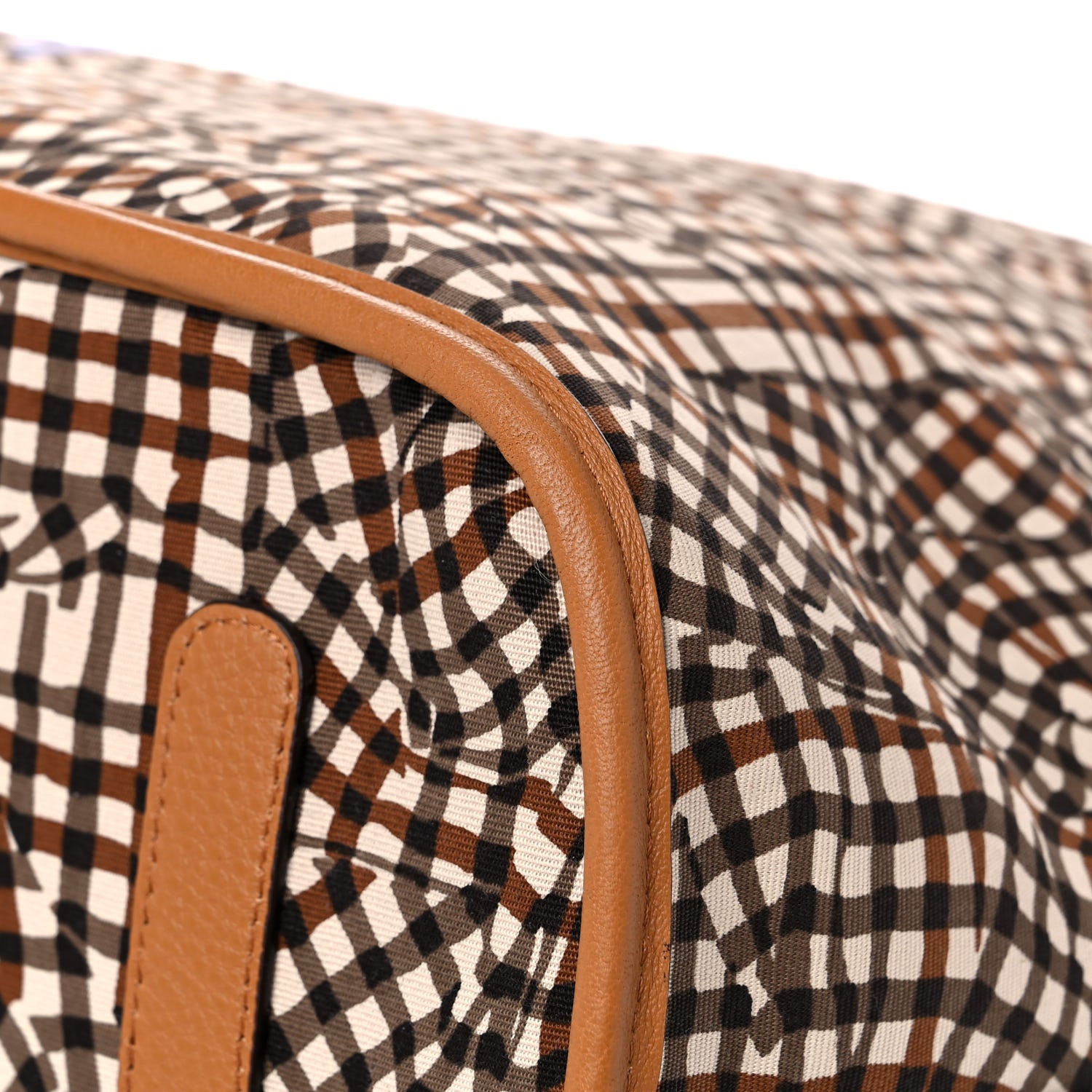 MCM Visetos Large Liz Reversible Shopper Tote Cognac 13 of 17