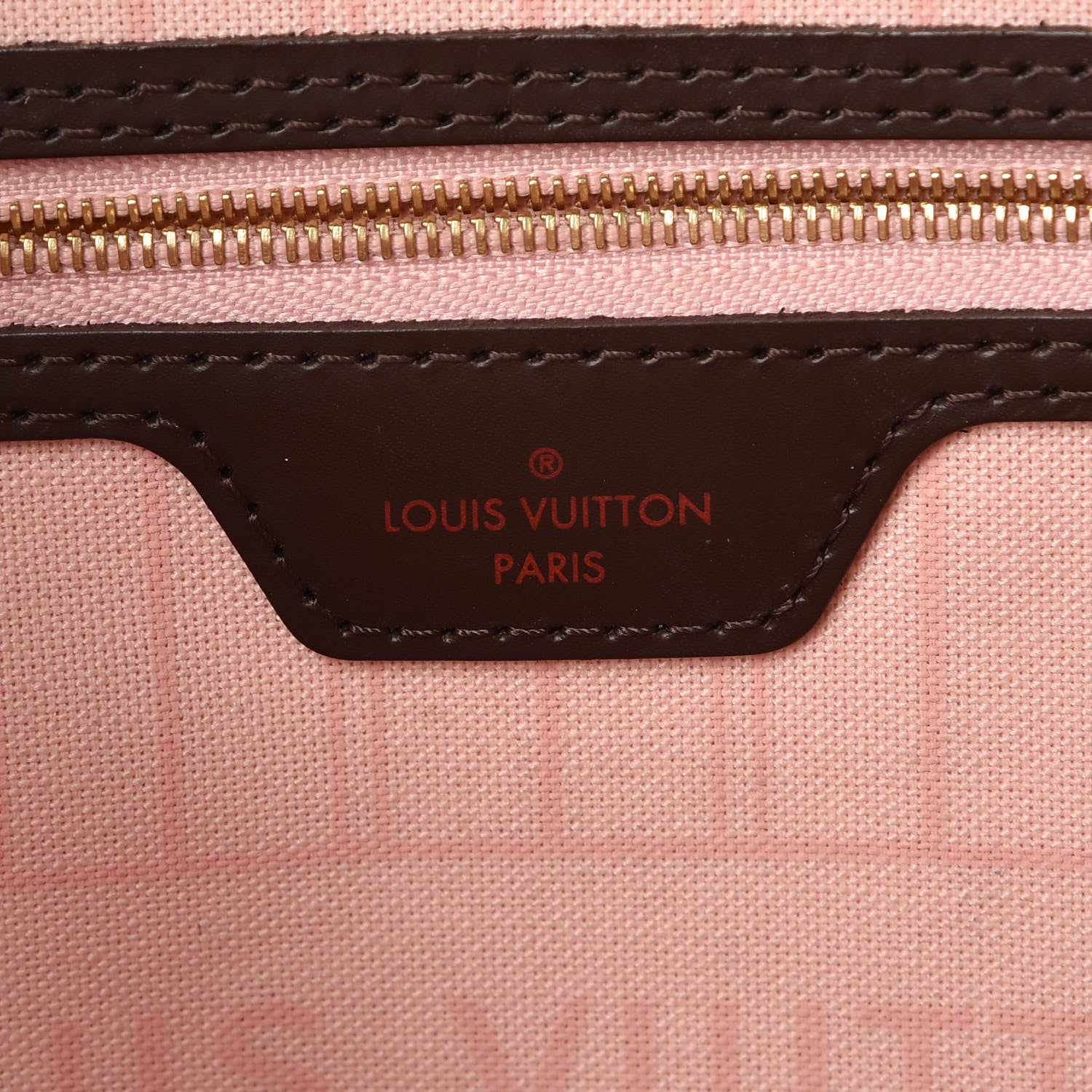 Louis Vuitton Damier Ebene Neo Neverfull MM Rose Ballerine 7 of 10