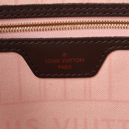 Louis Vuitton Damier Ebene Neo Neverfull MM Rose Ballerine 7 of 10