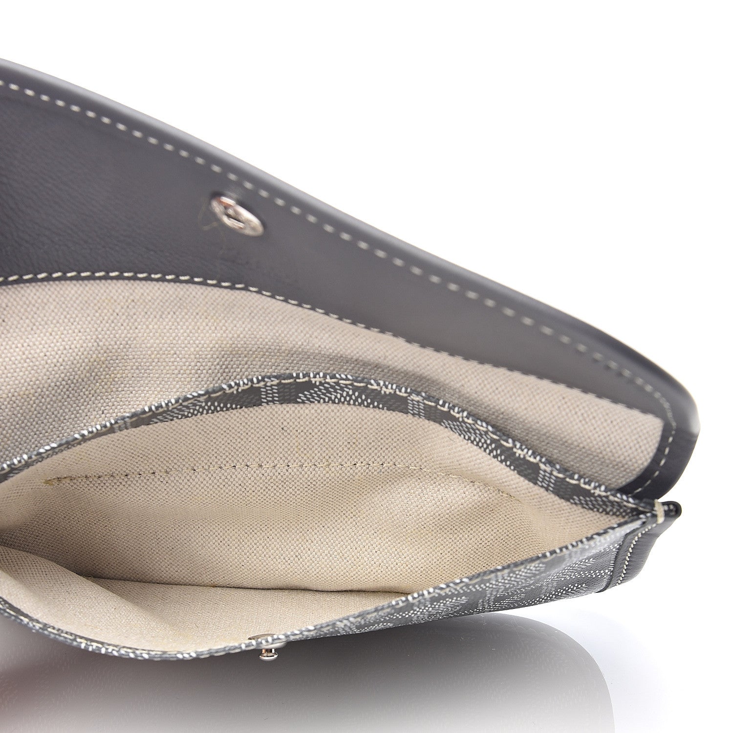 Goyard Goyardine Pouch Grey 4 of 5