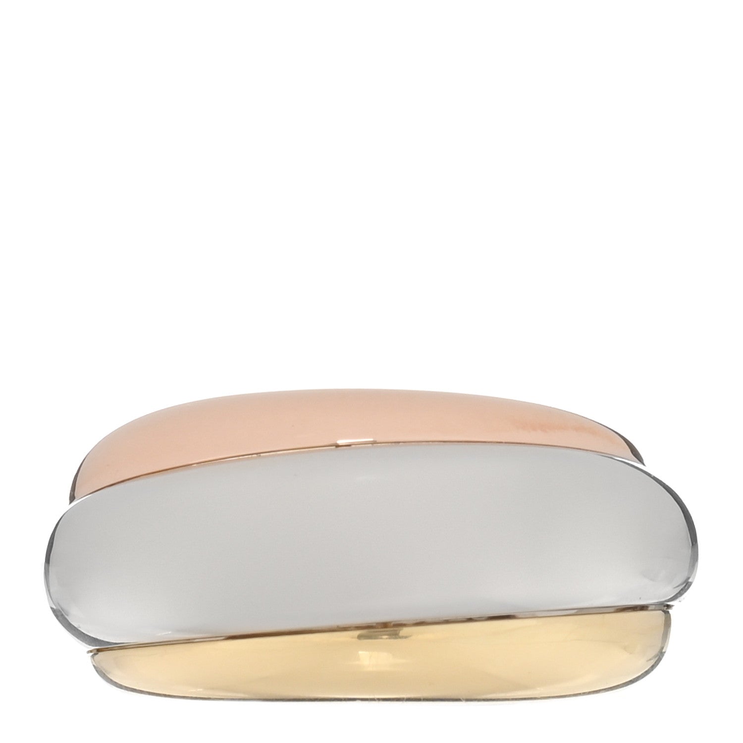 Cartier 18K Pink Yellow White Gold Trinity Dome Ring 51 5.75 1 of 5