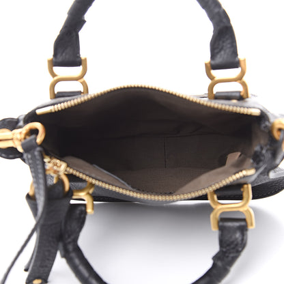 Chloe Calfskin Mini Marcie Satchel Black 5 of 10