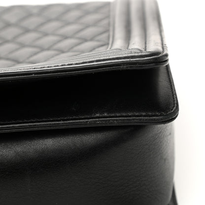 Chanel Calfskin Quilted Large Boy Flap Black 12 of 13