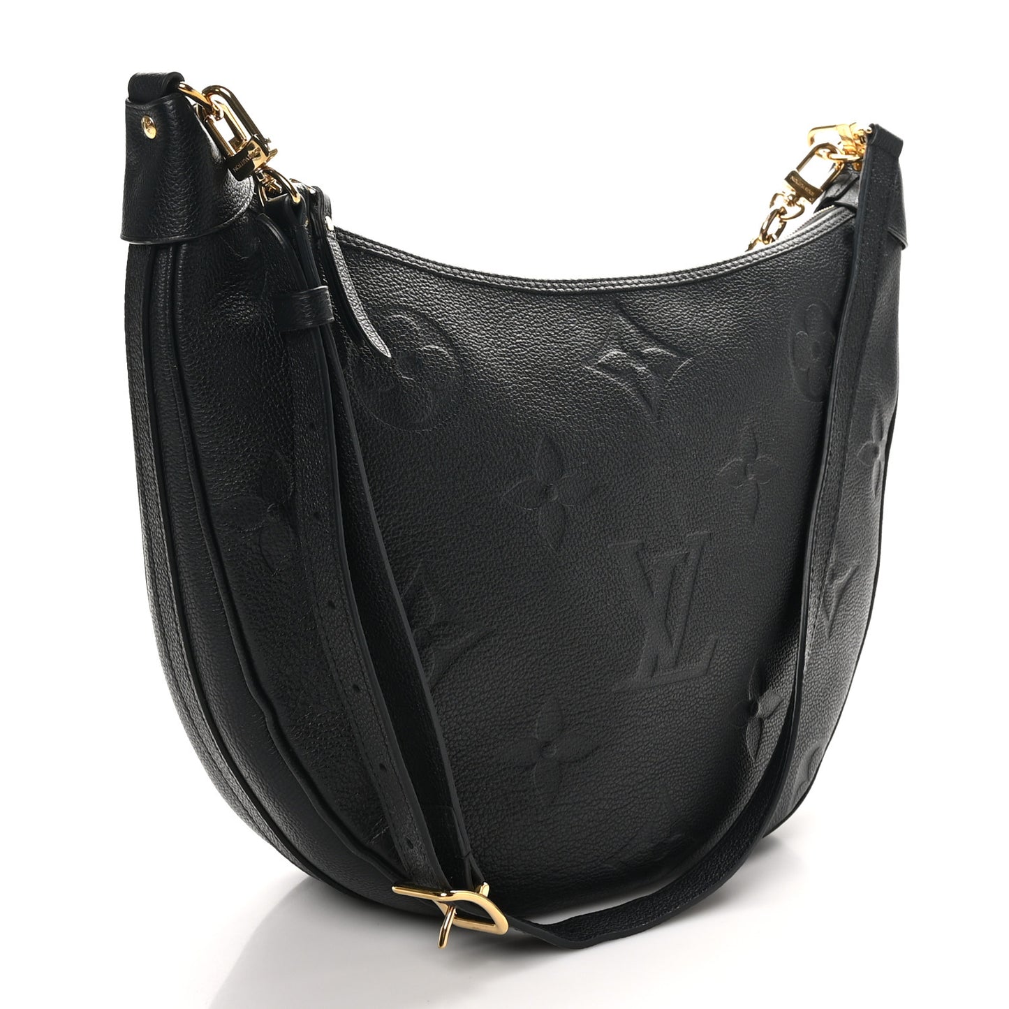 Empreinte Monogram Giant Loop Hobo Black