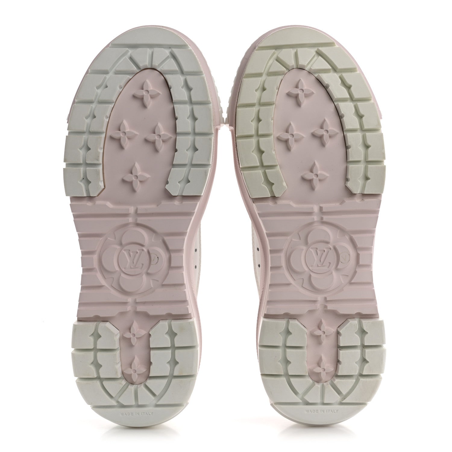 Louis Vuitton Canvas LV Squad Sneakers 38 White Pink 6 of 9