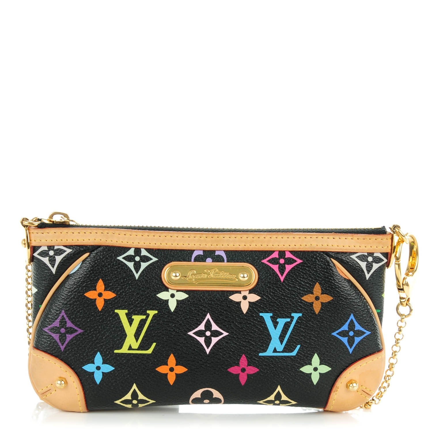 Louis Vuitton Monogram Multicolor Pochette Milla MM Black 1 of 7