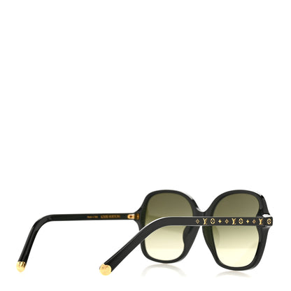 Louis Vuitton Acetate My Monogram Light Square Sunglasses Z1861E Black 4 of 7