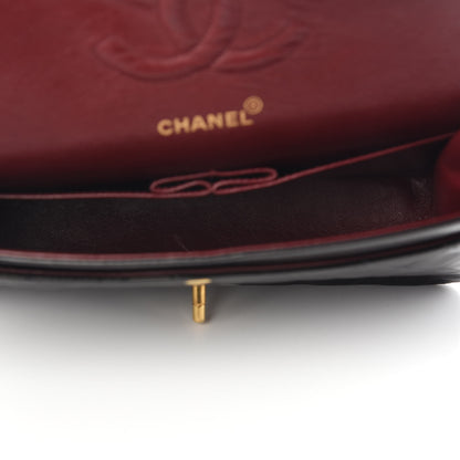 Chanel Lambskin Quilted Medium Double Flap Black 5 of 12