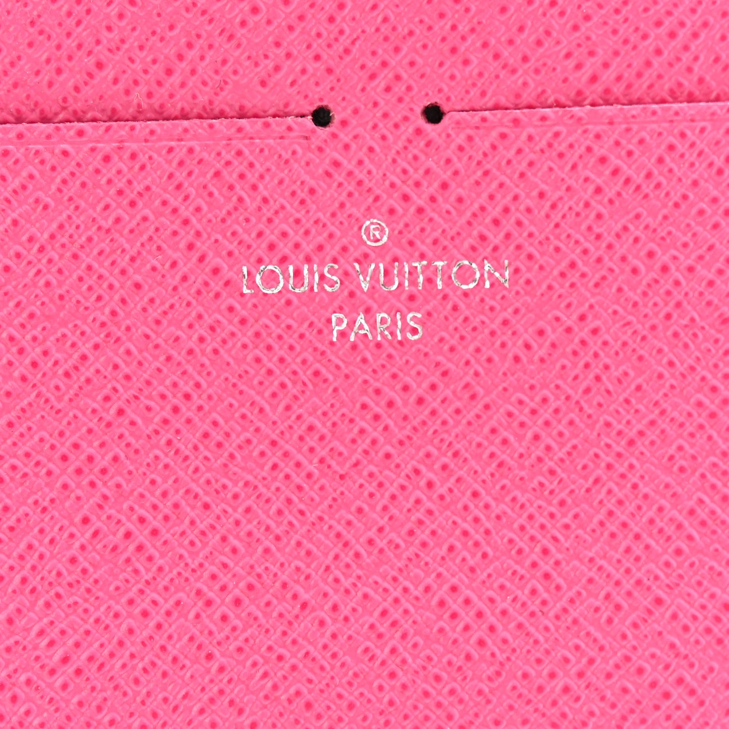 Calfskin Felicie Card Holder Insert Hot Pink