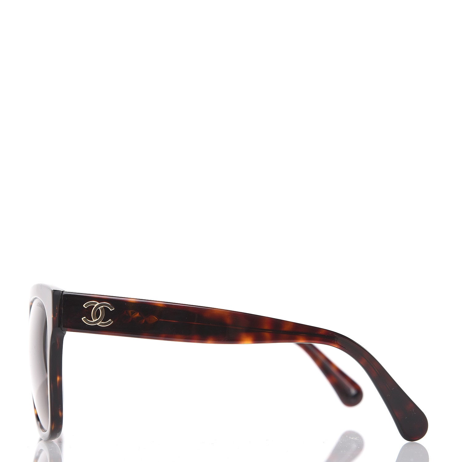 Chanel Acetate CC Sunglasses 714 Dark Tortoise 2 of 7