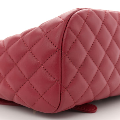 Chanel Lambskin Quilted Small Urban Spirit Backpack Red 9 of 10
