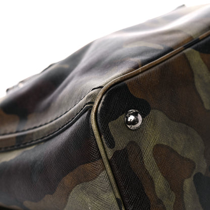 Prada Saffiano Camouflage Military Tote Mimetico 10 of 20