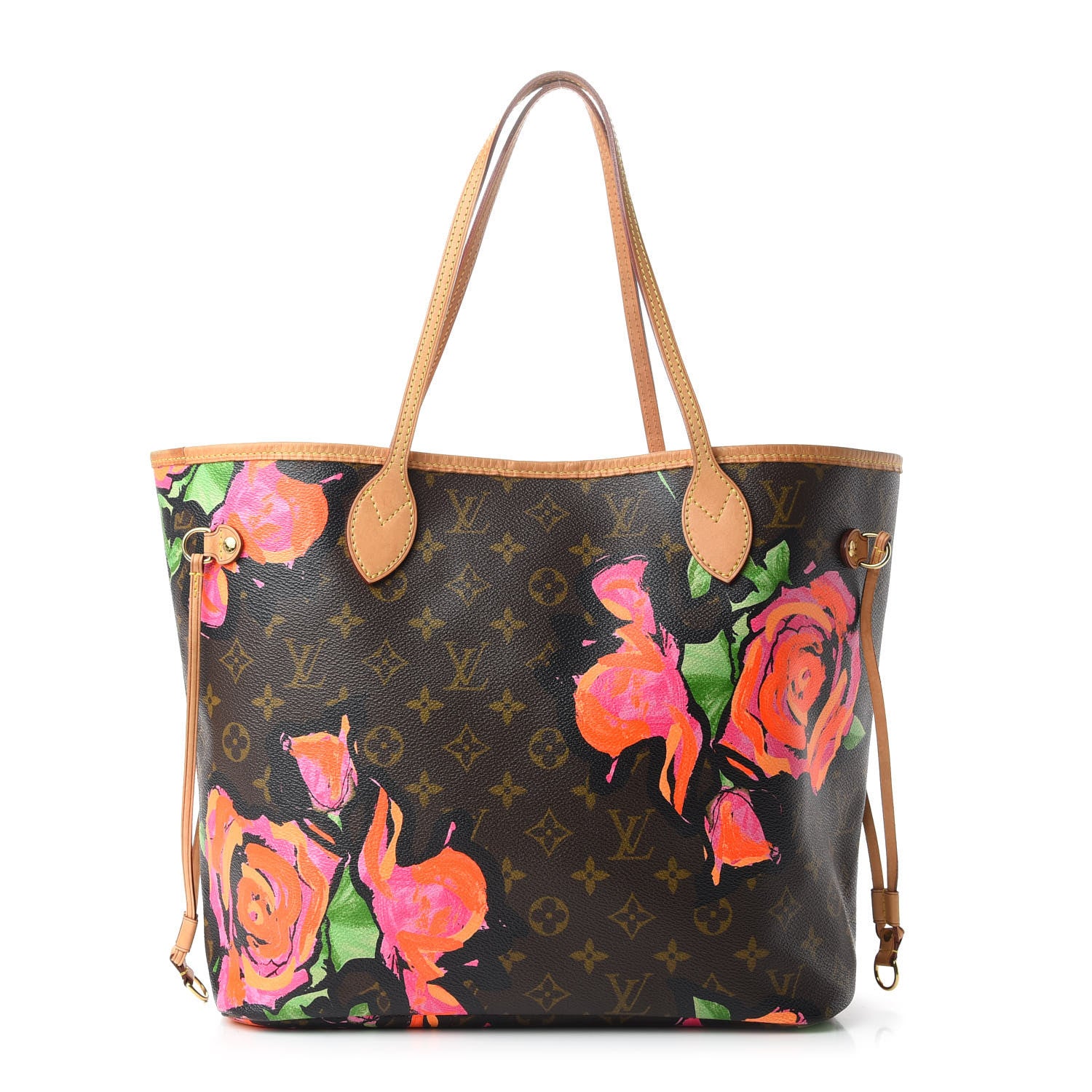 Louis Vuitton Monogram Roses Neverfull MM 1 of 8