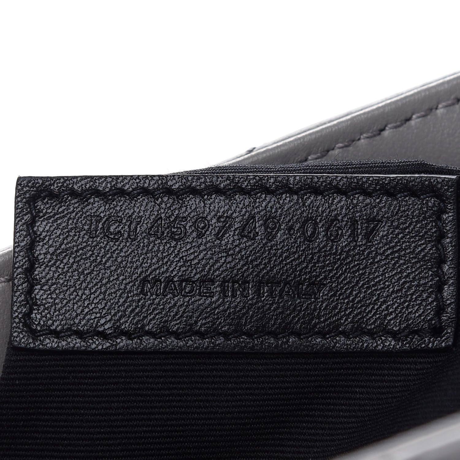 Saint Laurent Calfskin Y Quilted Monogram Medium Loulou Chain Satchel Light Gray 7 of 9