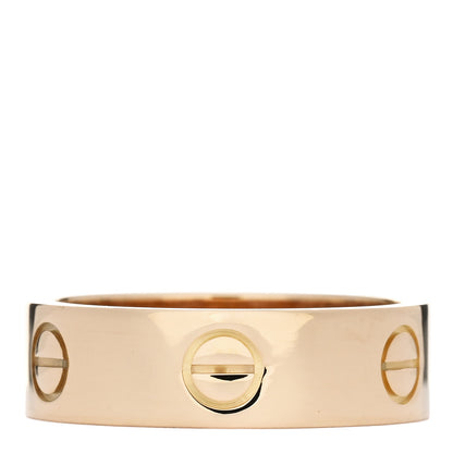 Cartier 18K Yellow Gold 6mm LOVE Ring 57 8 1 of 4
