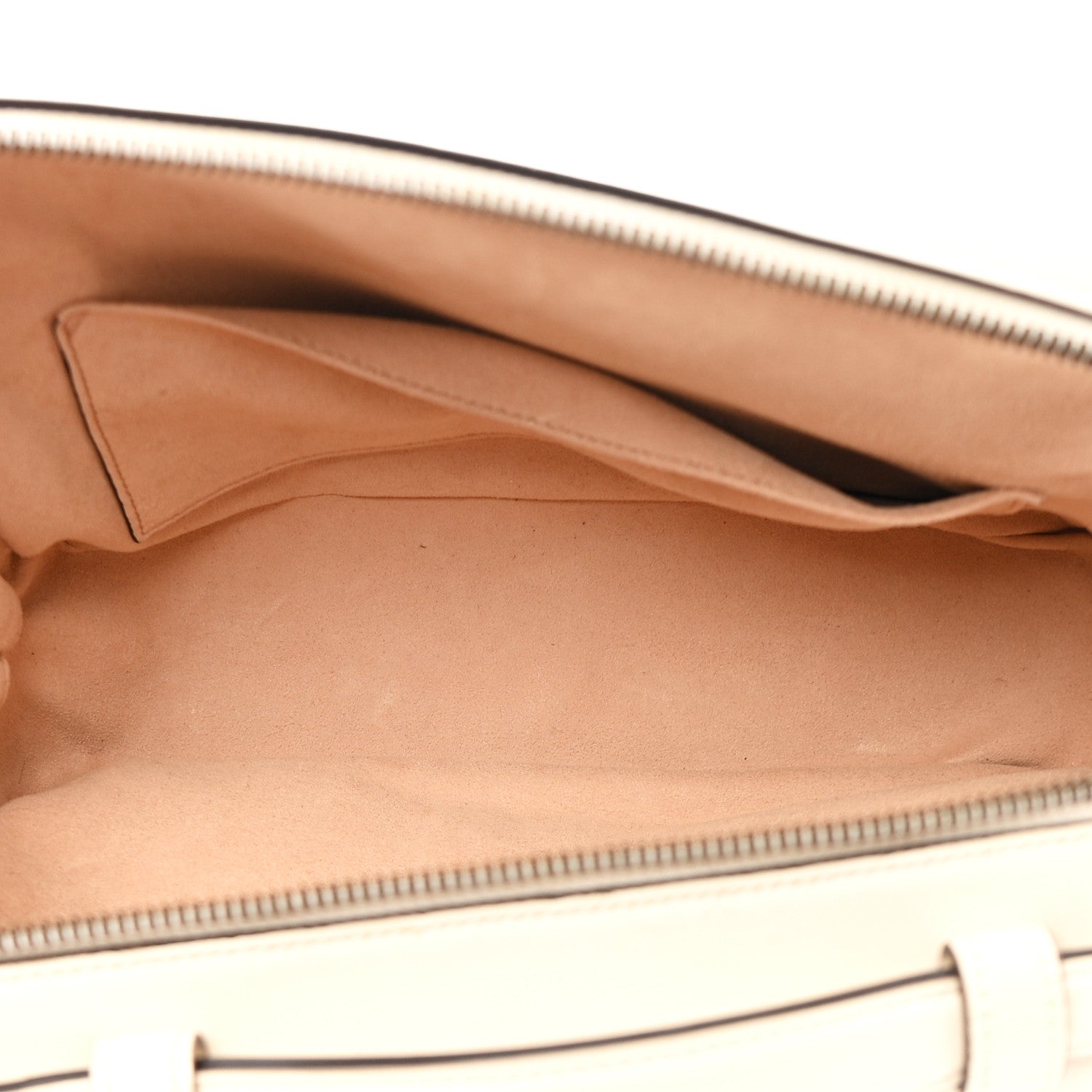 Gucci Calfskin Matelasse Sylvie Web Small GG Marmont Top Handle Shoulder Bag White 5 of 11