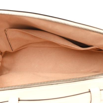 Gucci Calfskin Matelasse Sylvie Web Small GG Marmont Top Handle Shoulder Bag White 5 of 11