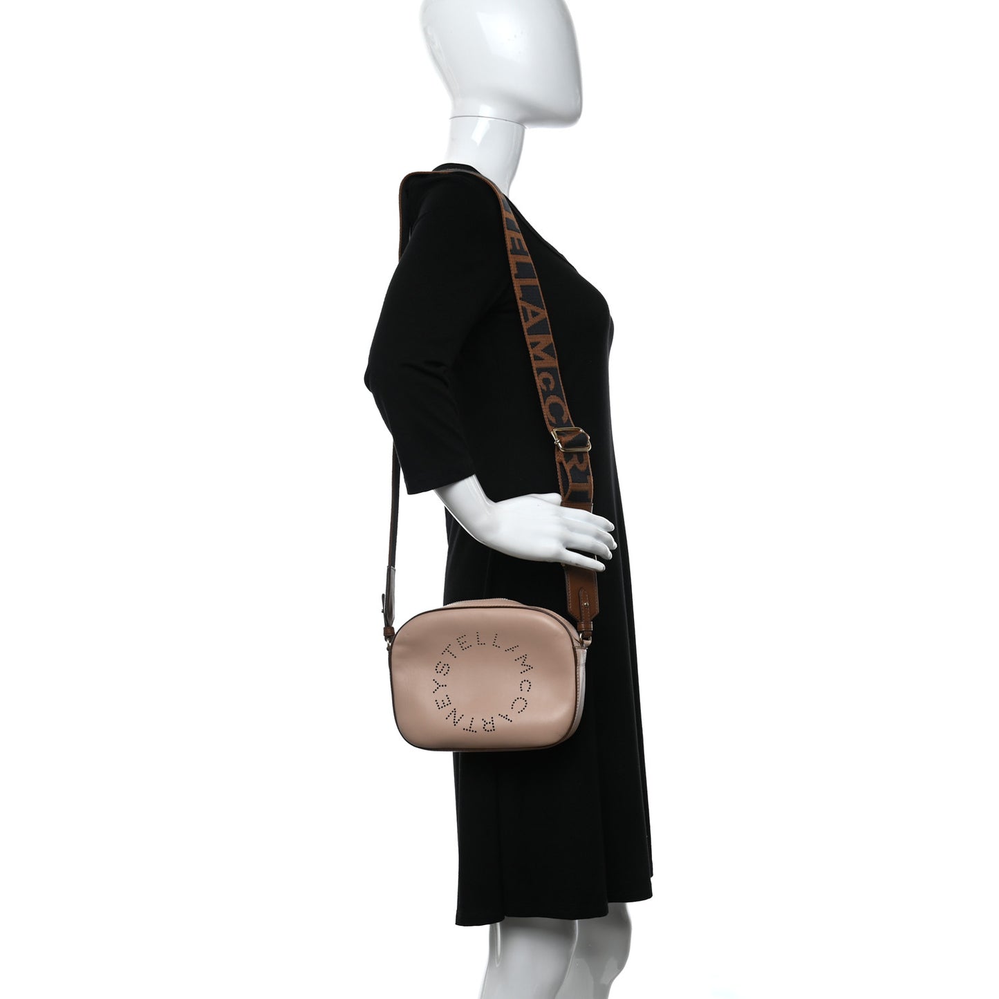 Eco Alter Nappa Perforated Logo Convertible Belt Bag Blush Pink