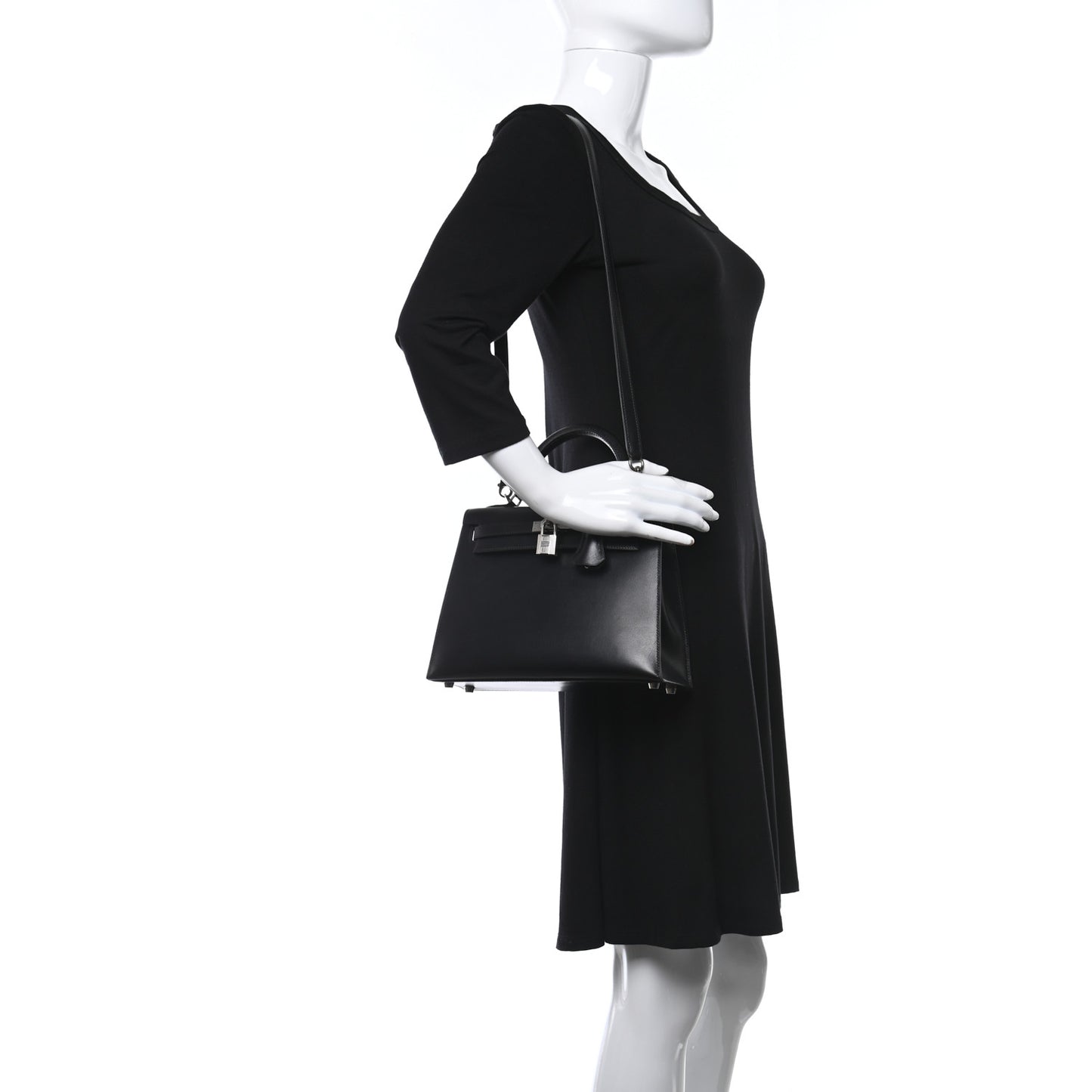 Box Kelly Sellier Guilloche 25 Black