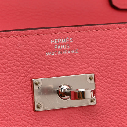 Hermes Evercolor Kelly To Go Wallet Rose Azalee 6 of 11