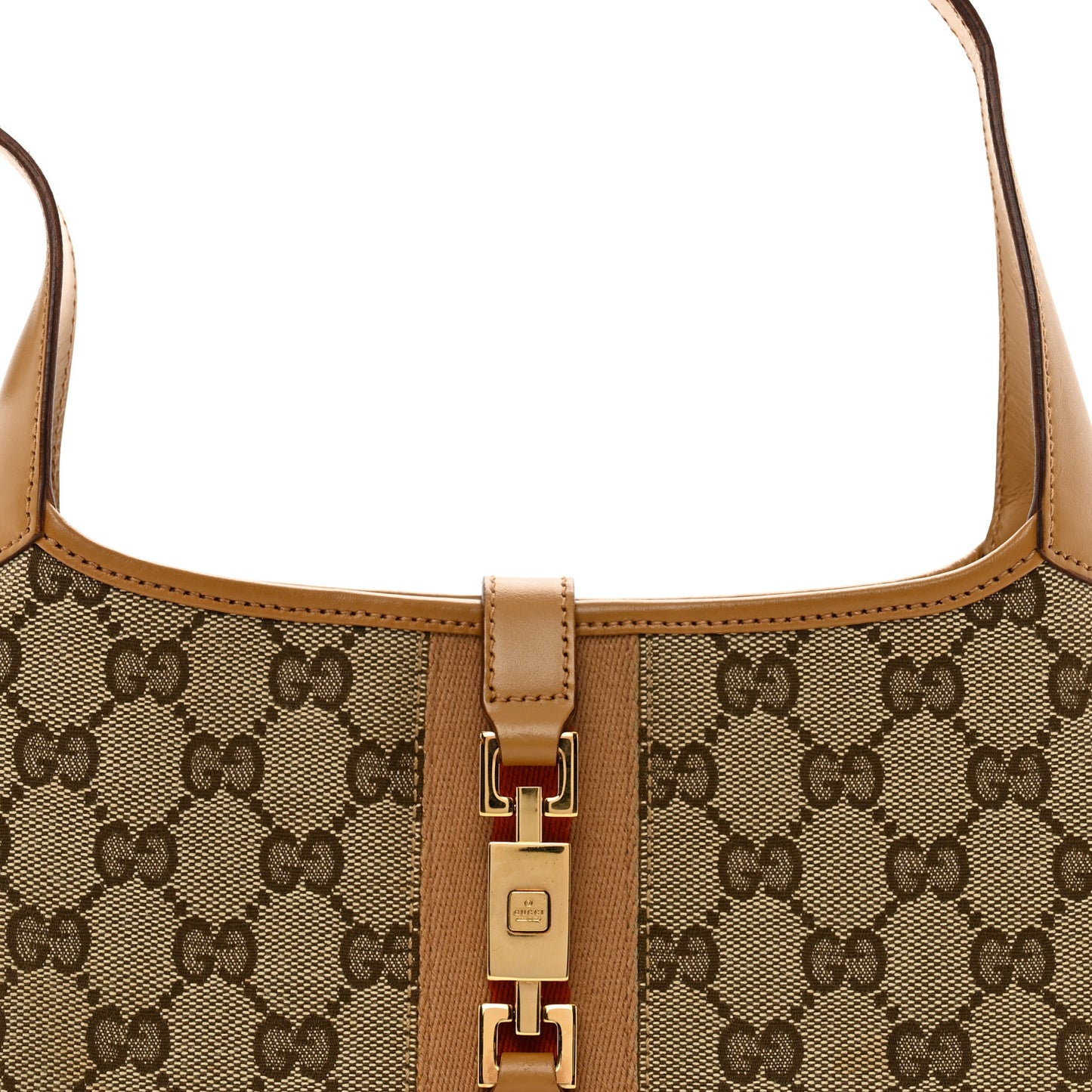 Monogram Web Small Jackie O Hobo Brown