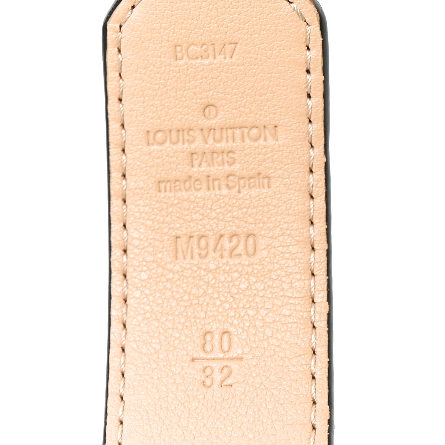 Louis Vuitton Epi 30mm LV Twist Belt 80 32 Black 5 of 5