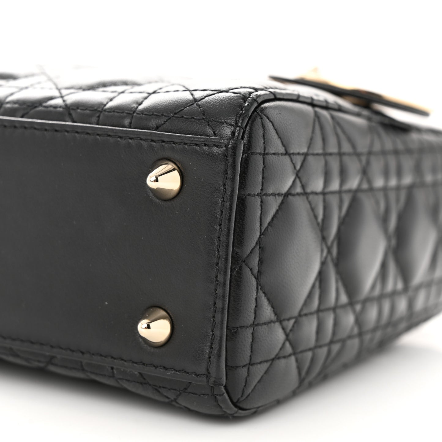 Lambskin Cannage Small My ABCDior Lady Dior Black