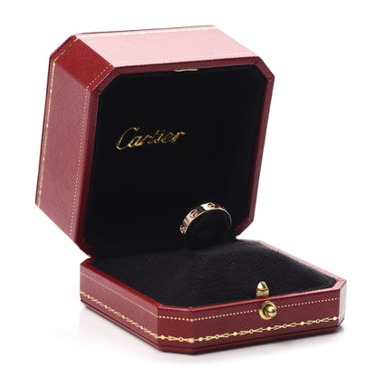 Cartier 18K Pink Gold Diamond 4mm LOVE Wedding Band Ring 49 4.75 6 of 6