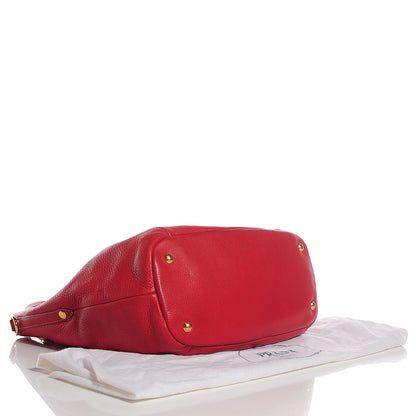 Prada Vitello Daino Tote Fuoco 4 of 11