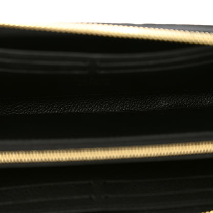 Louis Vuitton Empreinte Clemence Wallet Black 6 of 9