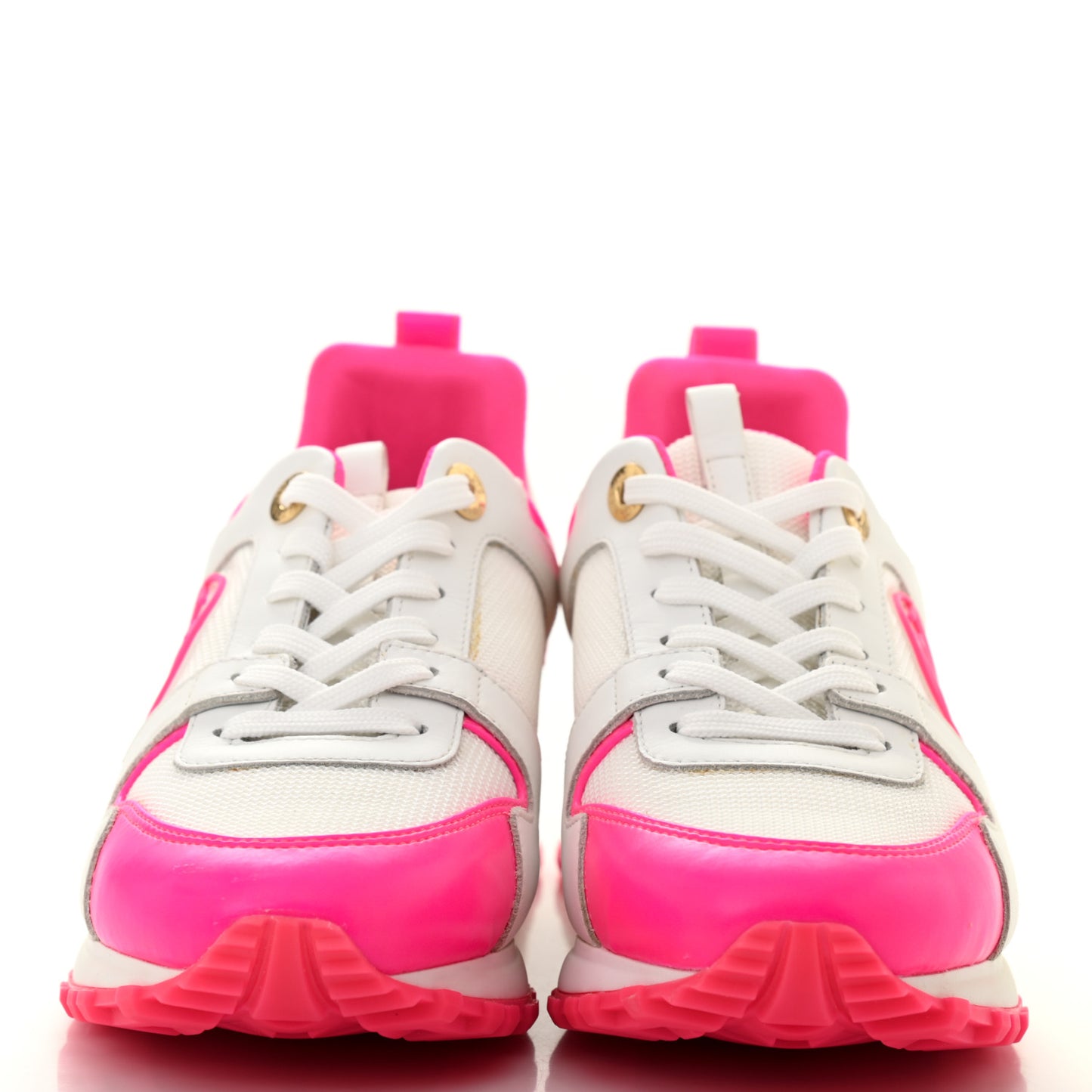 Calfskin Run Away Sneakers 36 Rose