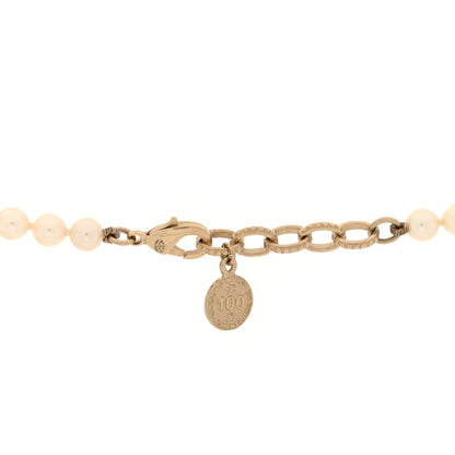 Chanel Graduated Pearl CC Short Necklace Gold 4 of 4