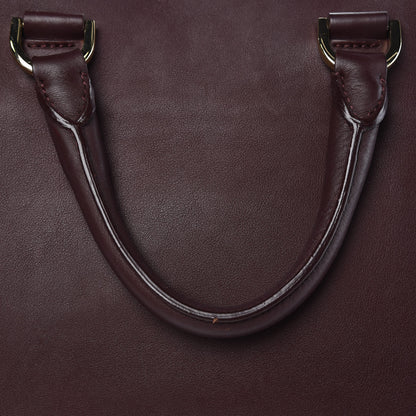 Mulberry Silky Calf Small Willow Tote Oxblood 13 of 14