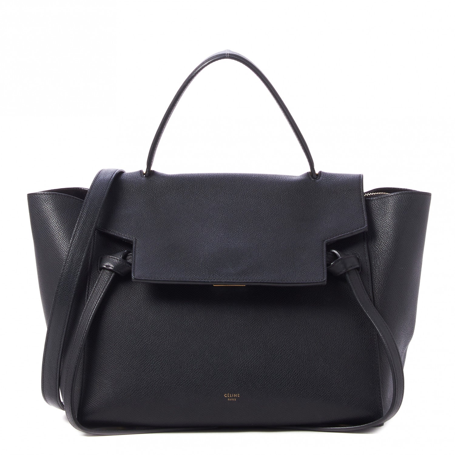 Celine Grained Calfskin Mini Belt Bag Black 1 of 9