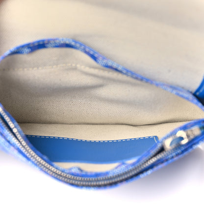 Goyard Goyardine Plumet Wallet Clutch Sky Blue 5 of 8