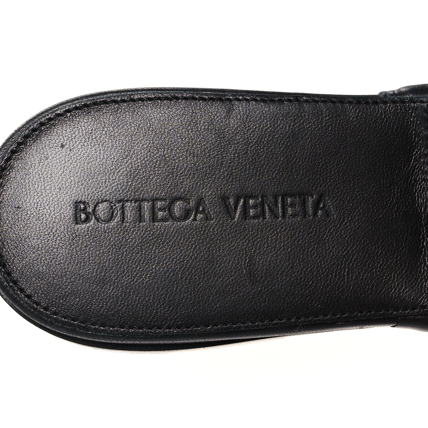 Bottega Veneta Nappa Quilted Rubber Lido Flat Sandals 38.5 Black 7 of 7