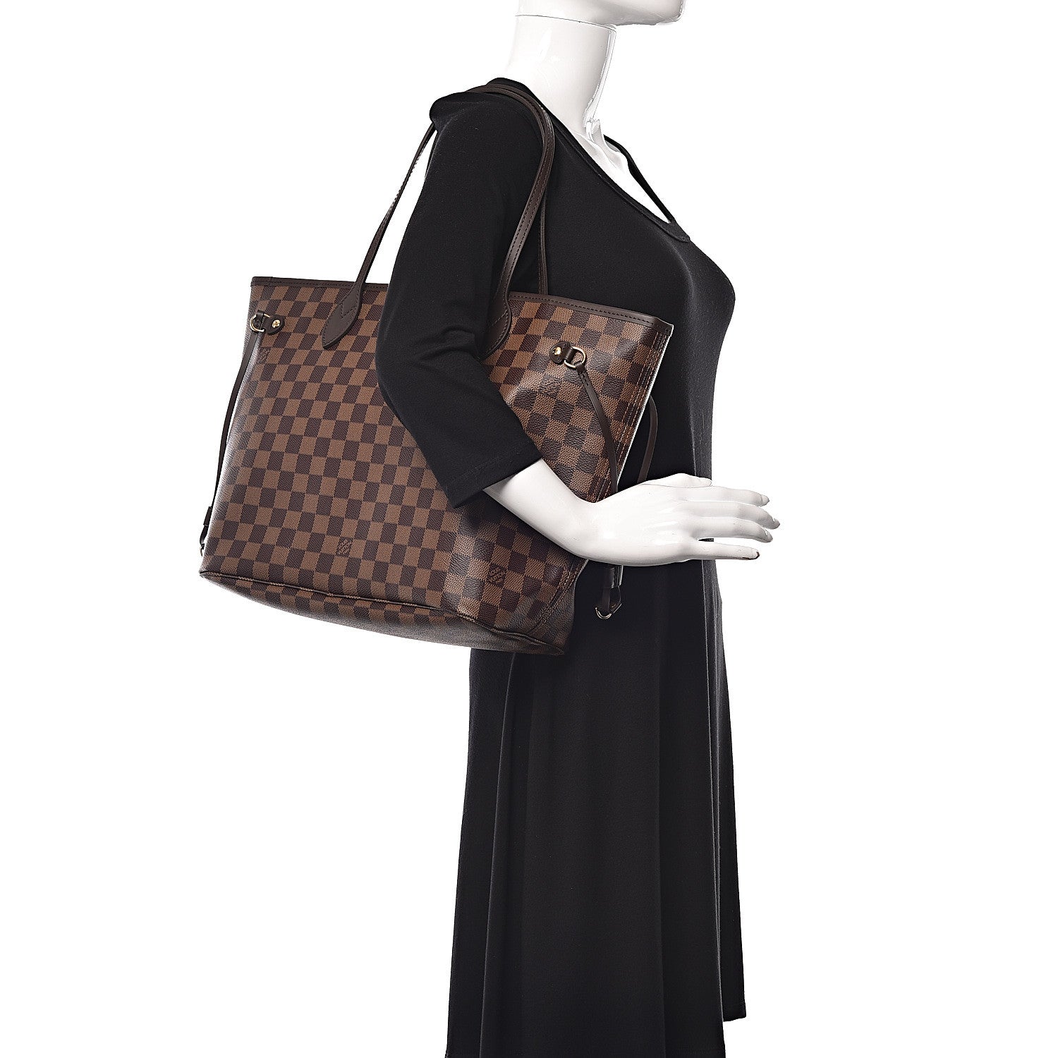 Louis Vuitton Damier Ebene Neo Neverfull MM 2 of 14