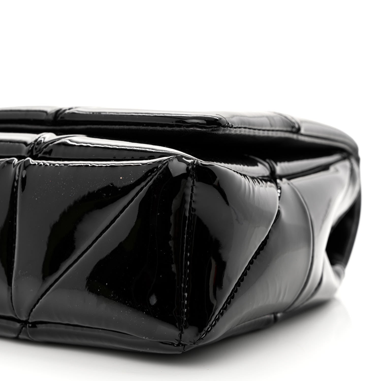 Saint Laurent Patent Patchwork Monogram Medium Jamie Black 10 of 12
