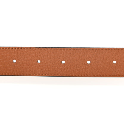 Louis Vuitton Taurillon Calfskin 30mm LV Initiales Reversible Belt 90 36 Black 4 of 5