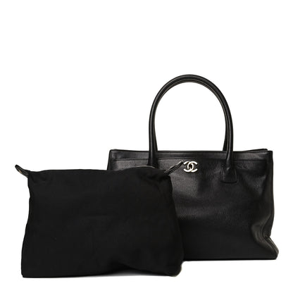 Chanel Calfskin Cerf Executive Shopper Tote Black 1 of 16